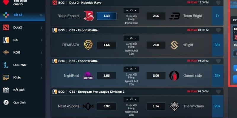 E-Sports - Siêu Phẩm Giải Trí Chất Lượng Số 1 Tại WW88