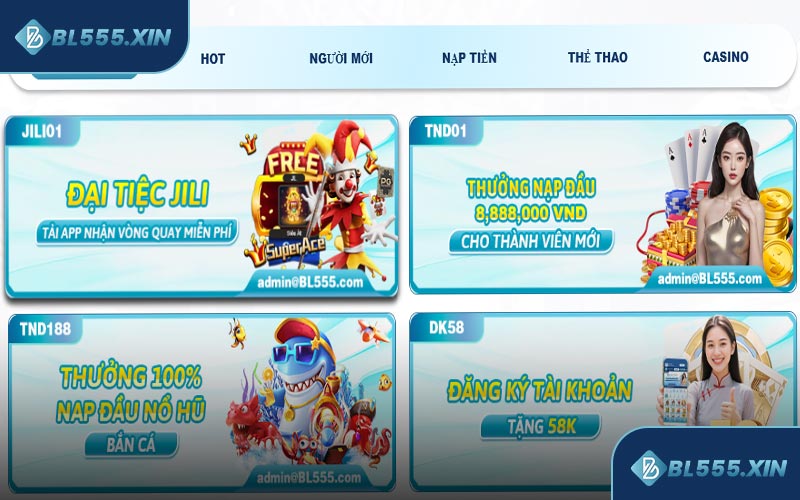 Khuyến Mãi BL555 - Ưu Đãi Cực Khủng Đừng Bỏ Lỡ Cơ Hội